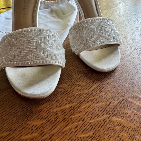 Veronica Beard Saxton Heels Sandal White size 8 - Picture 9 of 12